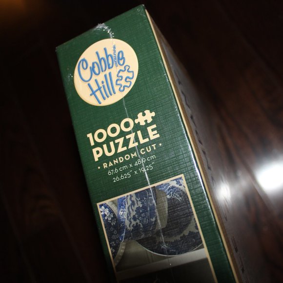 3/$55❤️Cobble Hill China Hutch 1000 pcs puzzle Chinese Tea Cup Grandma's Teacups - Picture 3 of 6